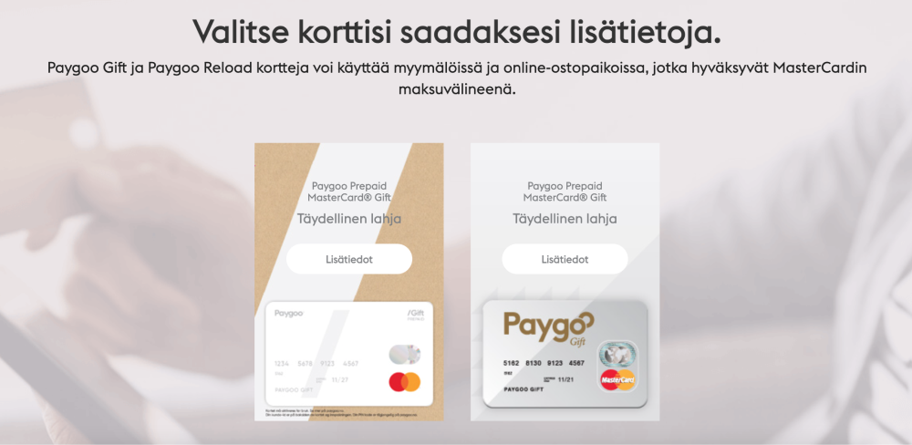 Так выглядят карты Paygoo Gift. Серая карта справа — без&nbsp;NFC-чипа, она не подходит для&nbsp;бесконтактной оплаты. В белой чип есть