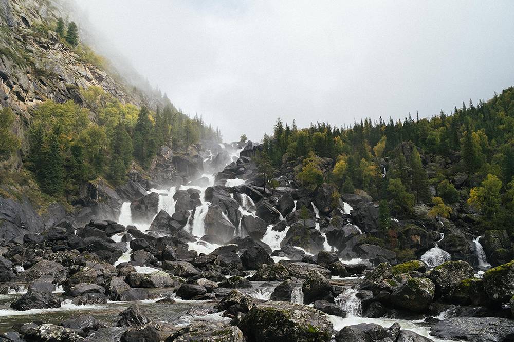 Водопад Учар во всей красе