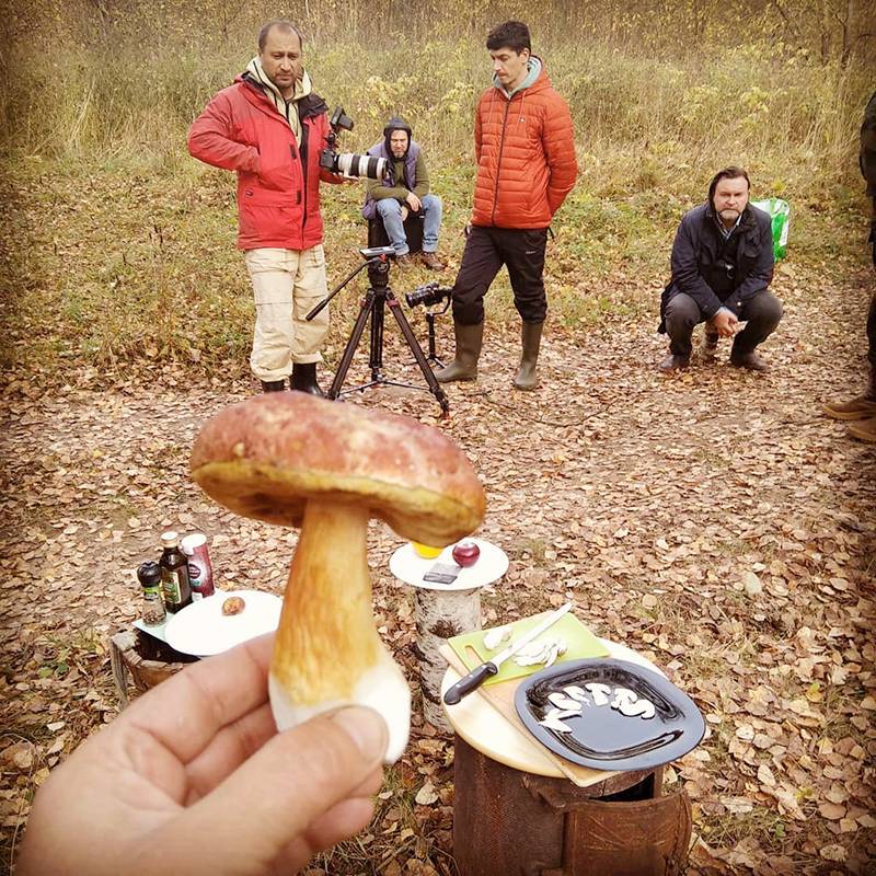 В финале каждой серии мы готовили что-то грибное и, желательно, вкусное