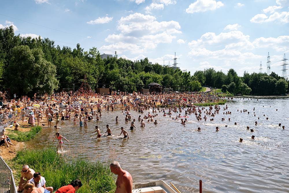 Пляжи в москве для
