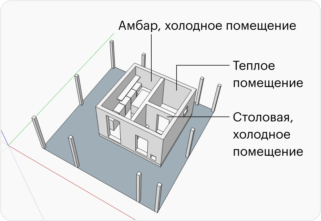 Проект курятника с разметкой внутреннего расположения прислал подписчик моего канала на «Ютубе»