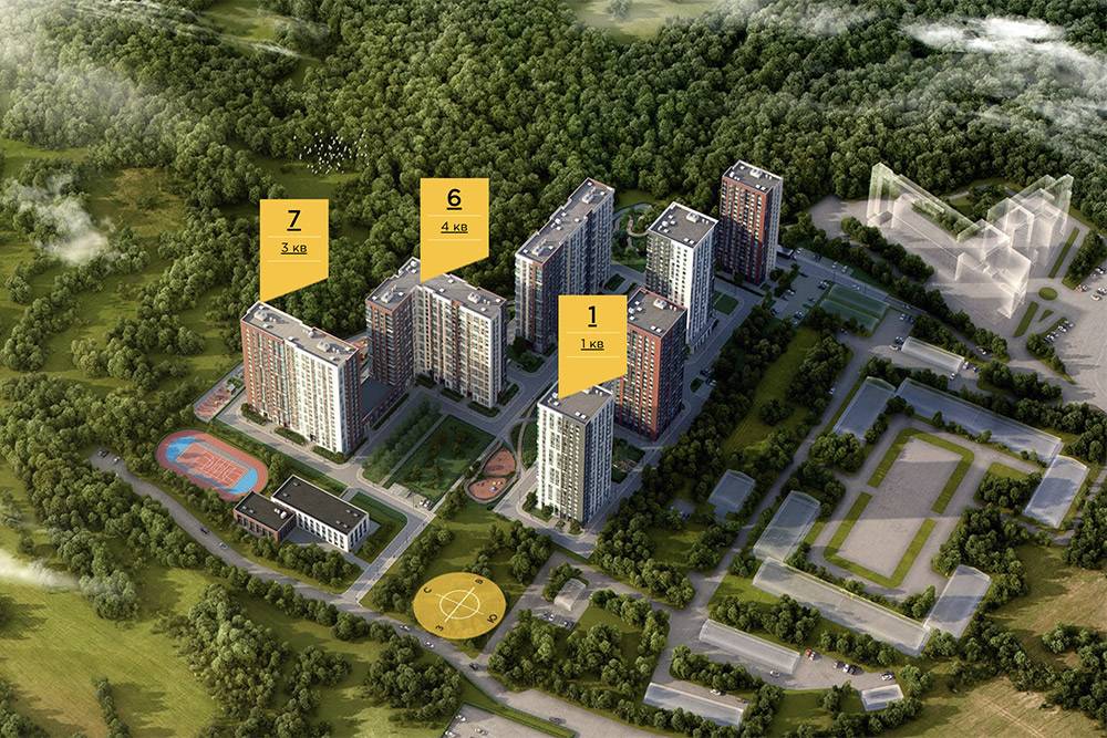 В Подмосковье и даже в Москве много аналогичных жилых комплексов. Вот еще один строится прямо в лесу, называется «Лесопарковый». Вряд&nbsp;ли в первые годы там будет хорошая инфраструктура и транспортная доступность. Зато свежий воздух — наверняка