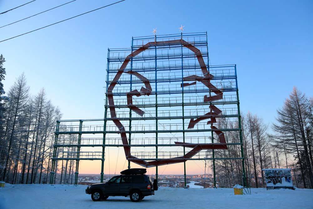 Памятник возведен на горе Ветлосян в 1970 году к 100-летию вождя мирового пролетариата. Источник: Zolder