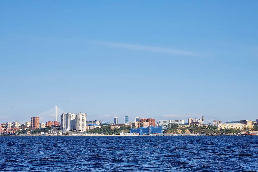 Вид на Владивосток с воды