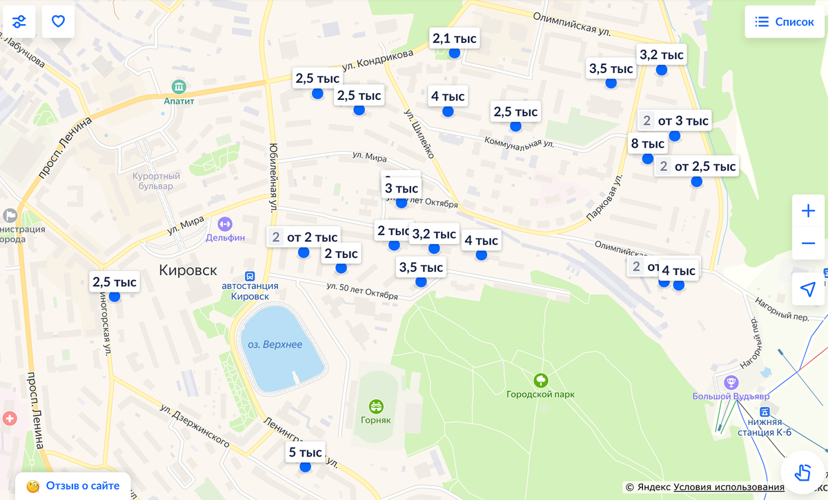 Карта циан пермь