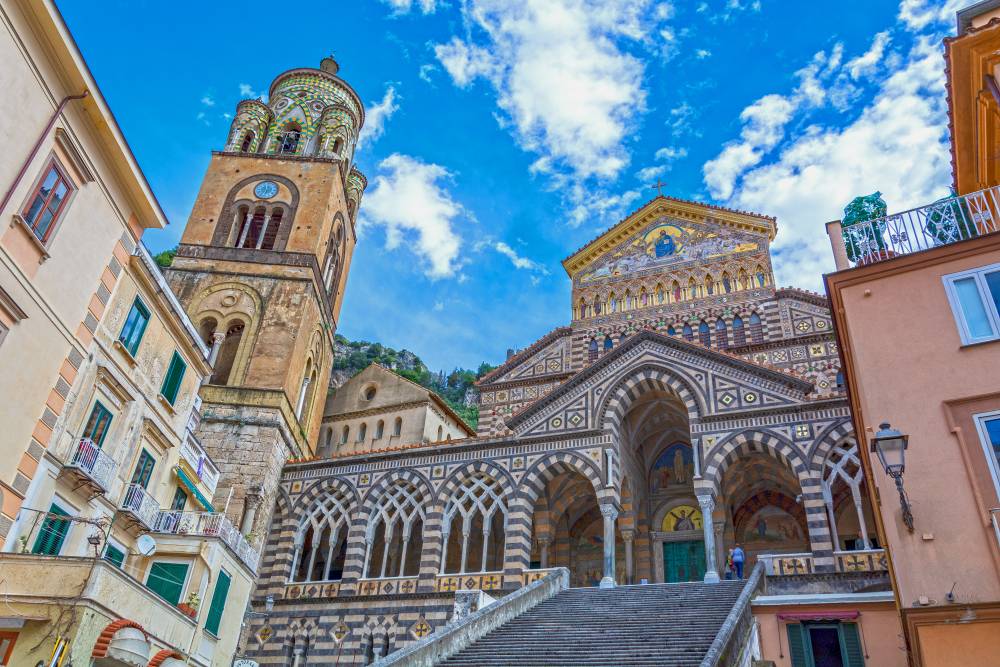 Амальфитанский собор построили в 9 веке, а потом много раз реконструировали. Фото:&nbsp;Boerescu&nbsp;/ Shutterstock