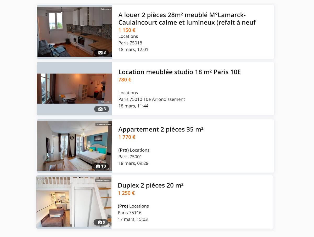25—35 м² — это обычный размер для двухкомнатных квартир в центре Парижа