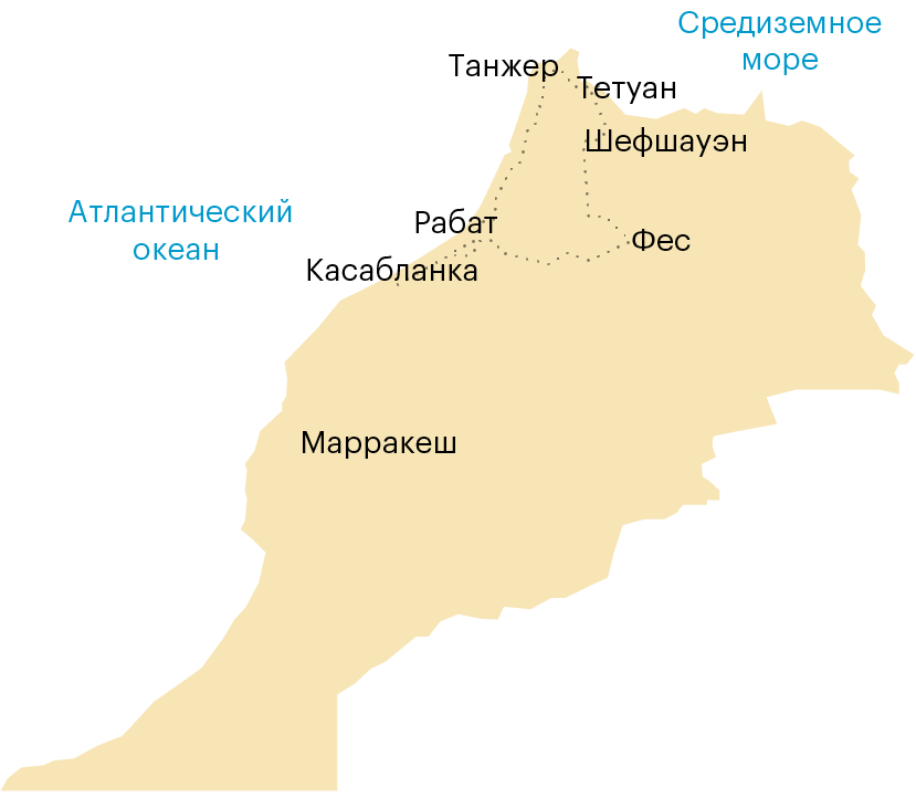 Марракеш где находится страна на карте мира