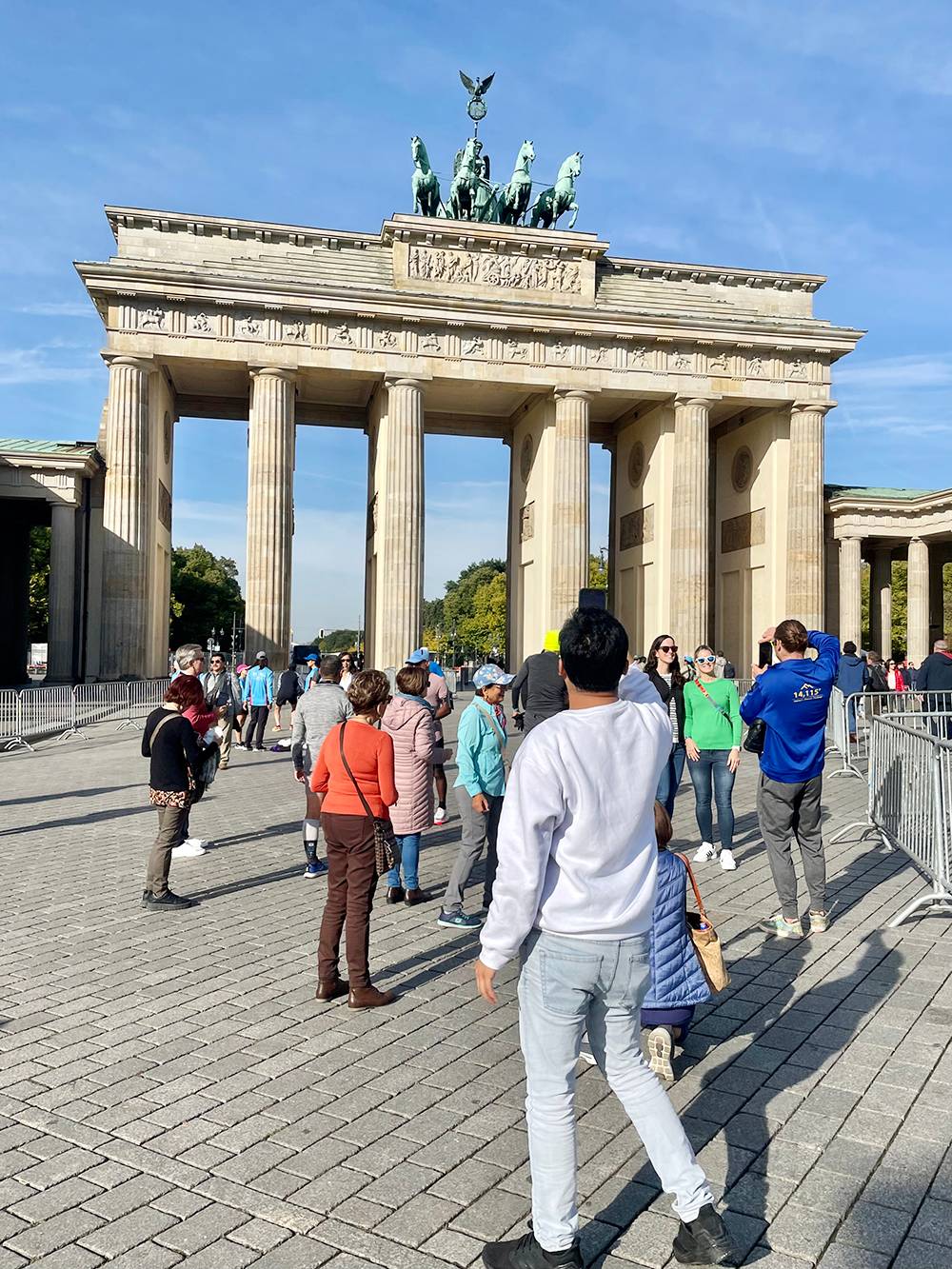 Туристы у Бранденбургских ворот
