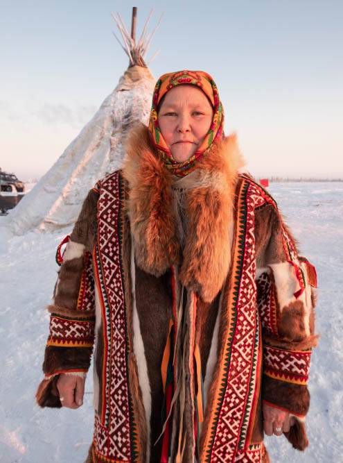 Представительница хантов — коренного народа севера