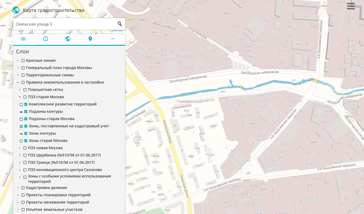 Это карта градостроительства на портале ИАИС&nbsp;ОГД Москвы. Чтобы на карте отобразилось КРТ, необходимо в разделе «Слои» выбрать ПЗЗ и отметить «Комплексное развитие территорий»