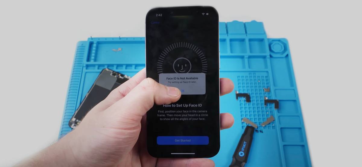 iPhone 13 блокирует Face ID, если заменить экран в неавторизованном сервисе