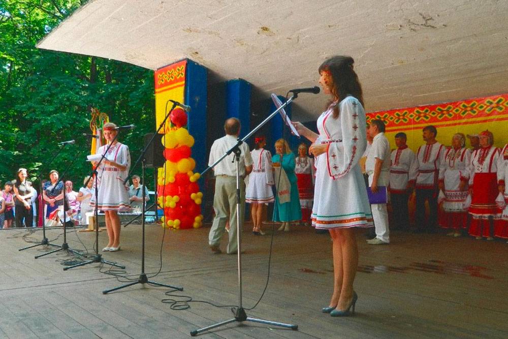 Выступления на чувашском празднике Акатуй