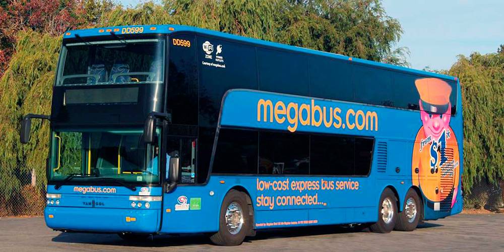 Автобусы компании Megabus. Источник: us.megabus.com