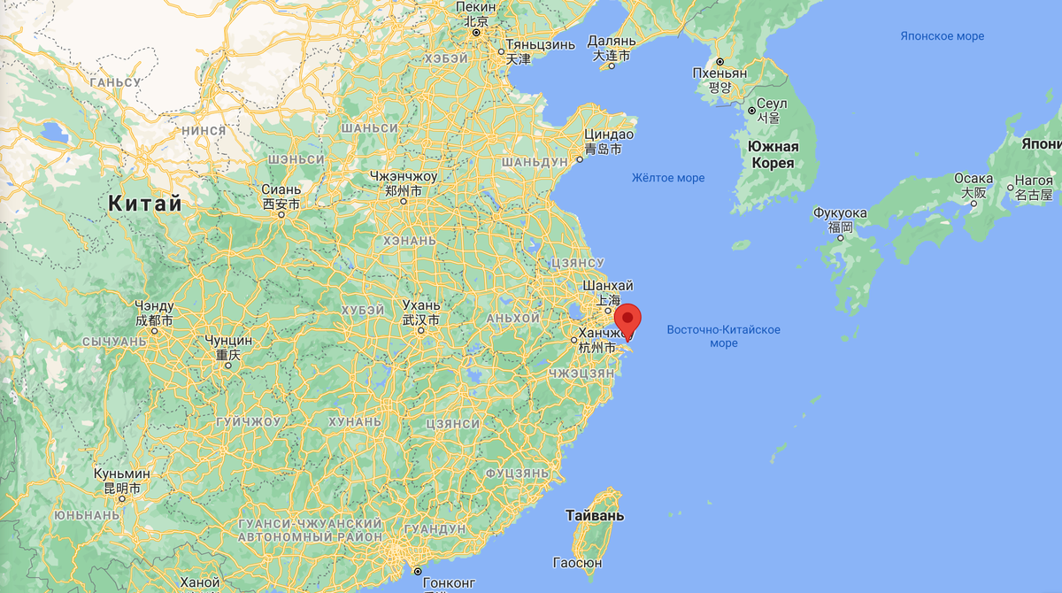 Мой остров находится на восточном побережье Китая — в самой зажиточной и экономически активной части страны