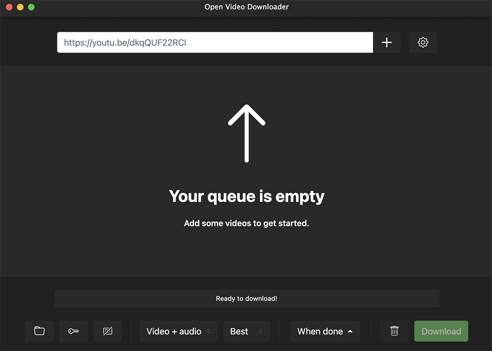 В Open Video Downloader можно в том числе выгружать из видео только аудиодорожку
