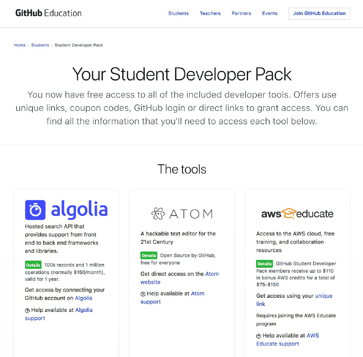 Github education