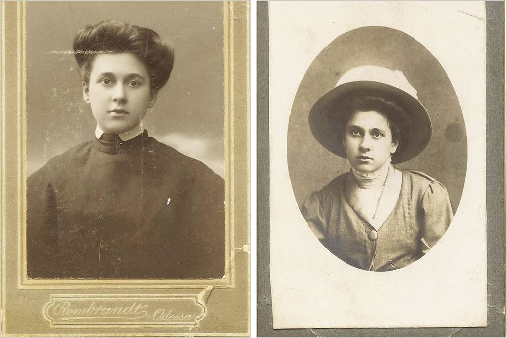 Также у меня были фотографии прабабушки из семейного архива. Они датированы 1907&nbsp;и 1910&nbsp;годами