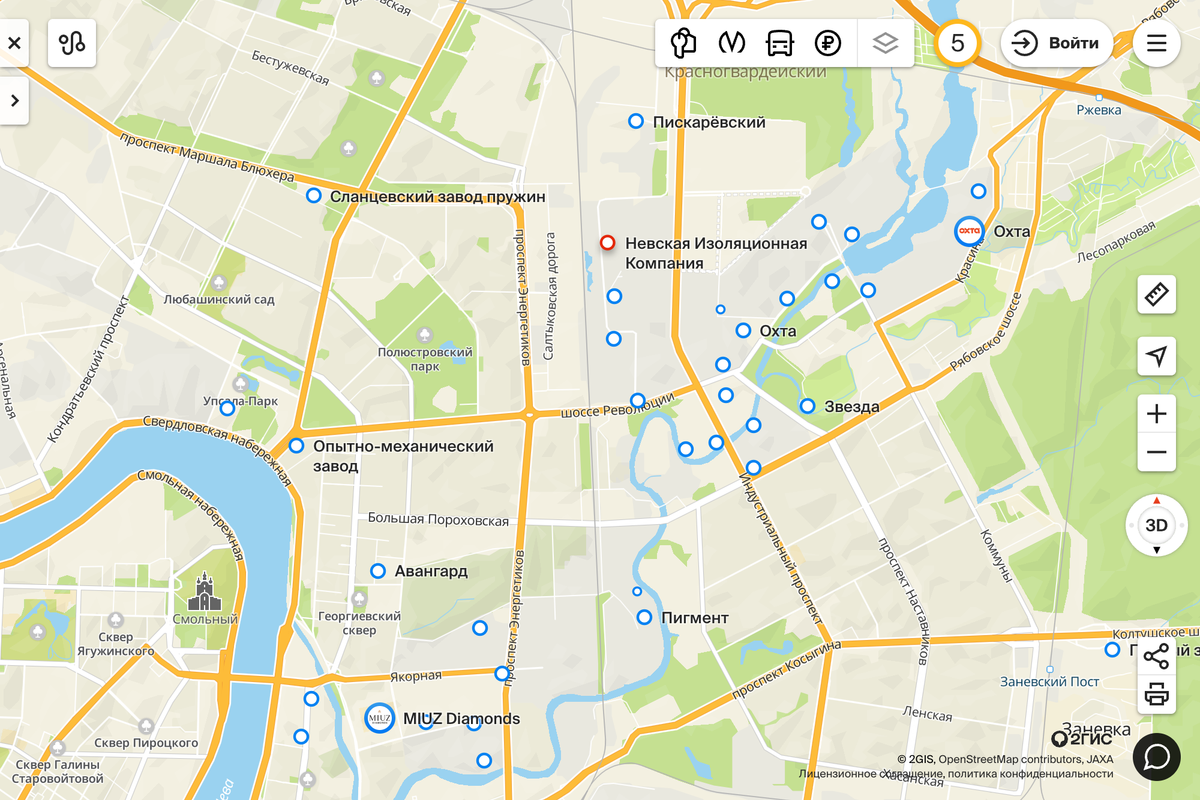 Красногвардейский район москва карта