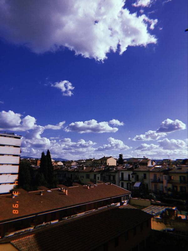 Вид на Флоренцию с балкона моей квартиры
