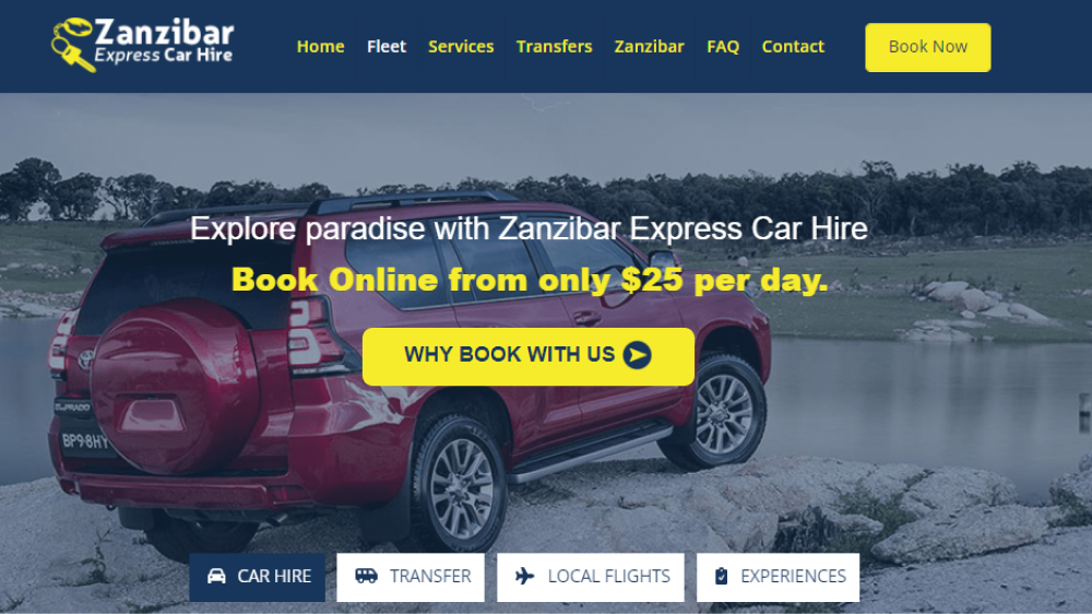 На Zanzibar Express Car Hire машину на Занзибаре предлагают от 25 $ (1619 <span class=ruble>Р</span>) в день