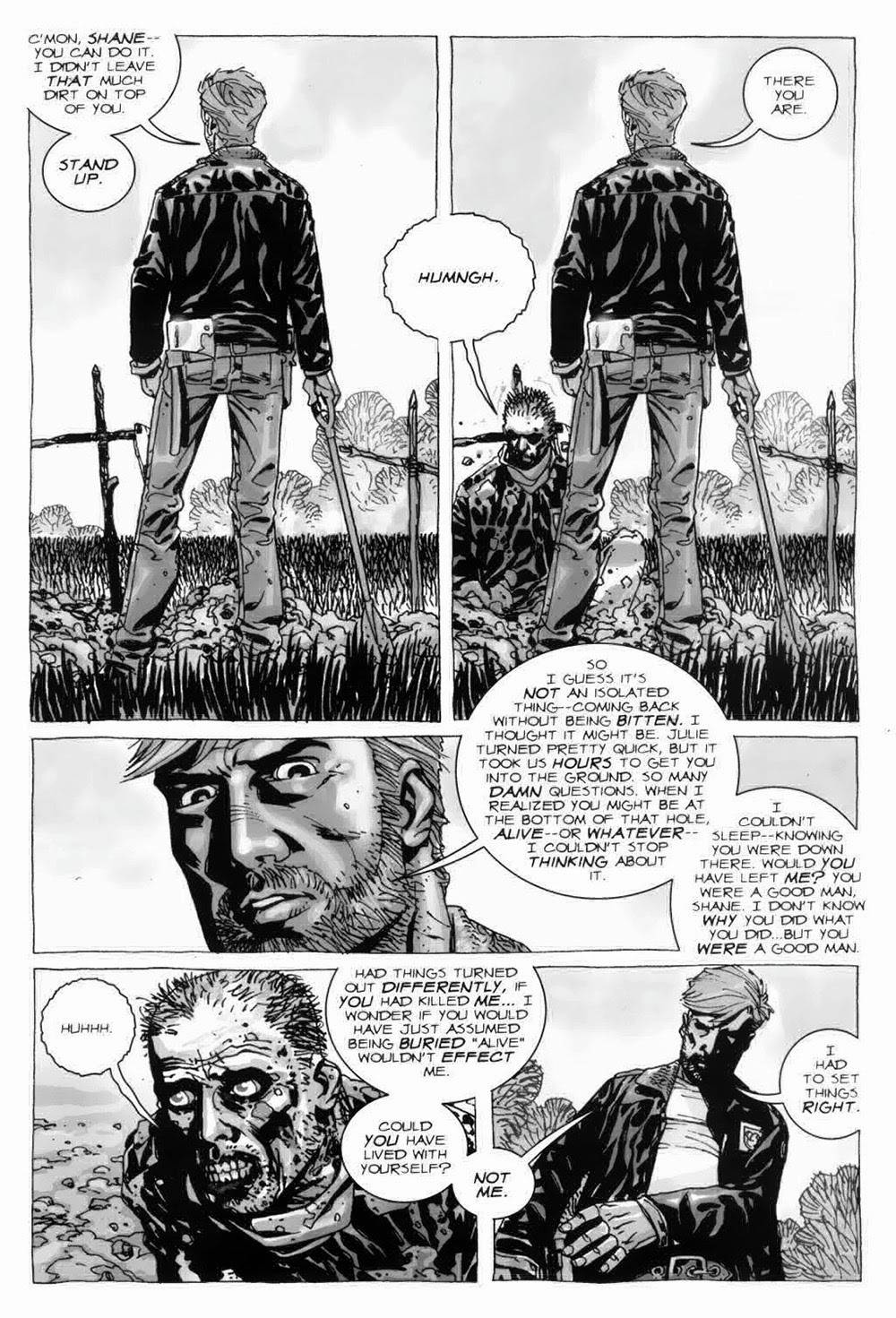 «Ходячие мертвецы» — очень мрачный комикс, насилие показано во всех неприглядных деталях. Источник: Image Comics