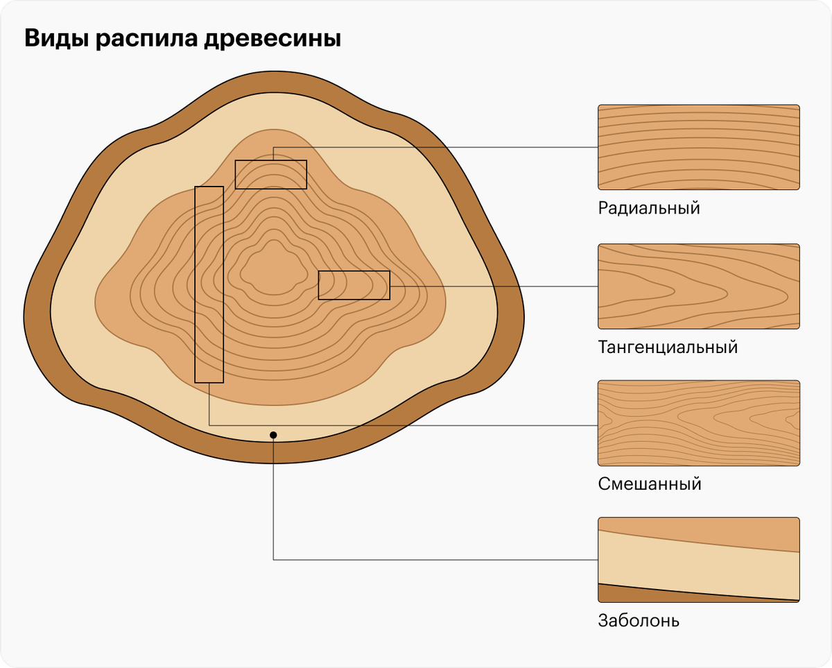 Виды шпона рисунок