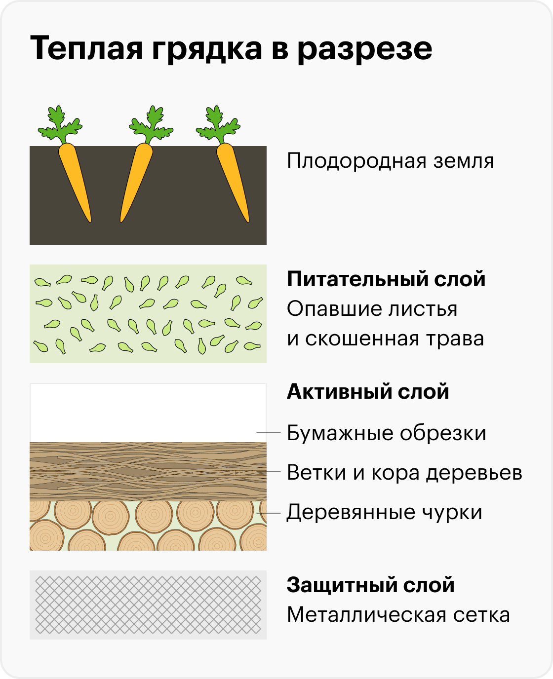 Как сделать грядки своими руками: теплые, с бортиками