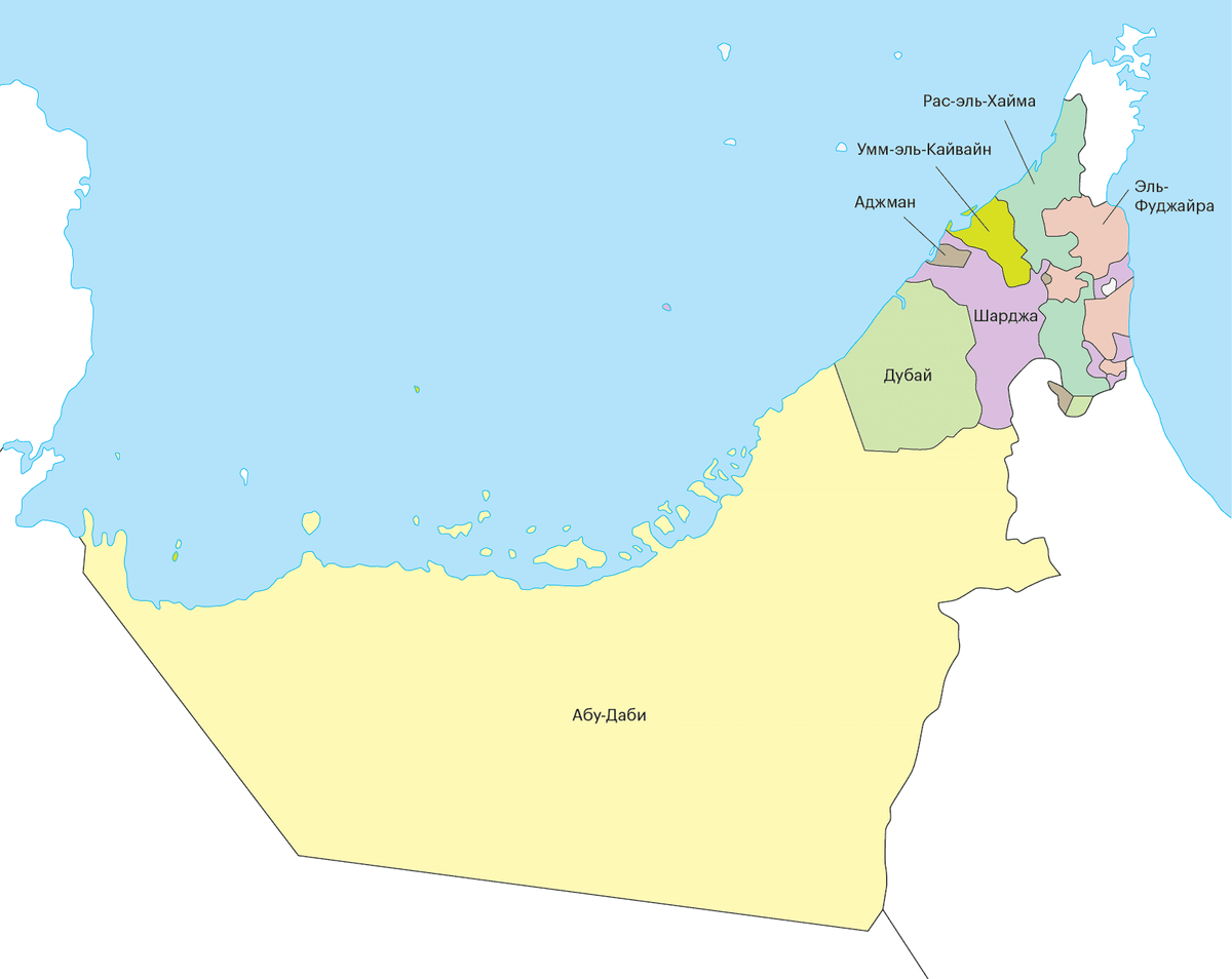 Молл эмиратов карта