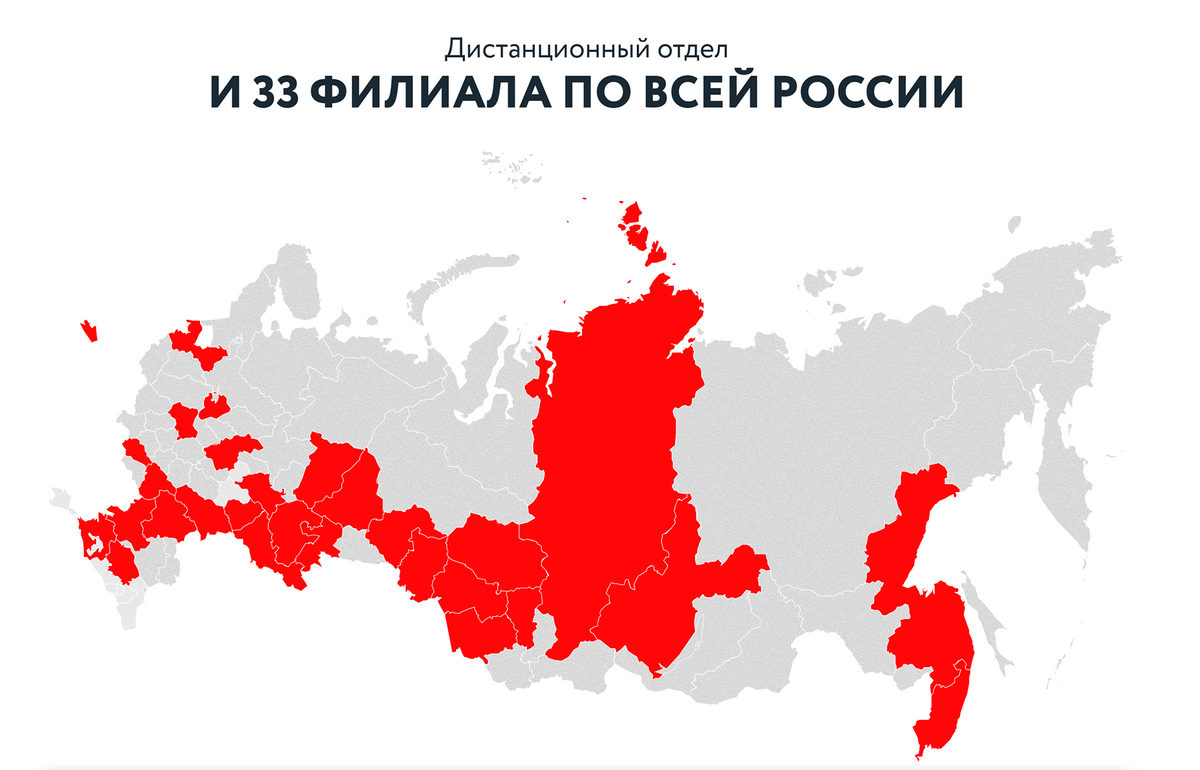 Регионы с филиалами «Призыванет-ру». На момент написания статьи у компании 20 филиалов по версии hh.ru, во Вконтакте говорится про 23, на priziva.net — про 28, по версии prizivanet.com — уже 33