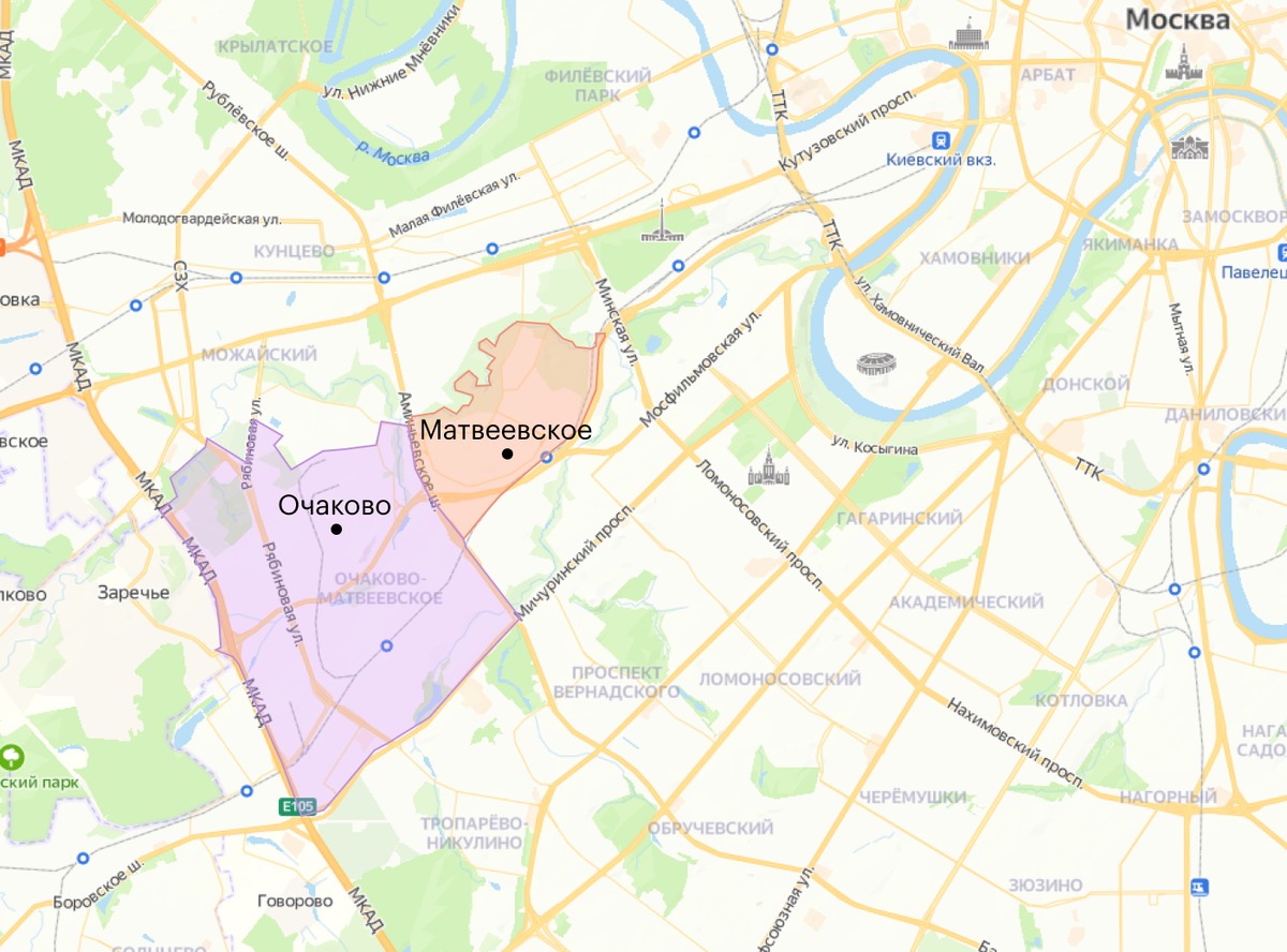 Очаково-Матвеевское: отзыв о жизни в этом районе Москвы