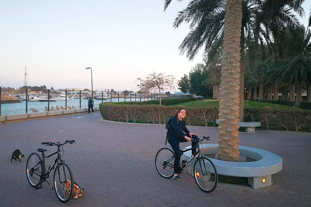 Кататься на велосипеде вдоль набережной — мой любимый вид отдыха