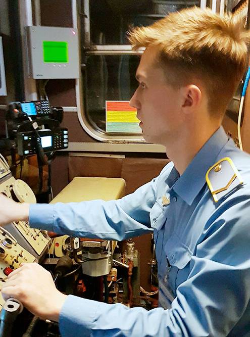 Я был очень растерян, когда первый раз управлял поездом