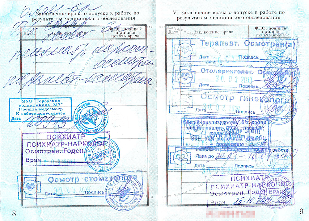 Как оформить медкнижку в 2023: где сделать и продлить, сколько стоит ...