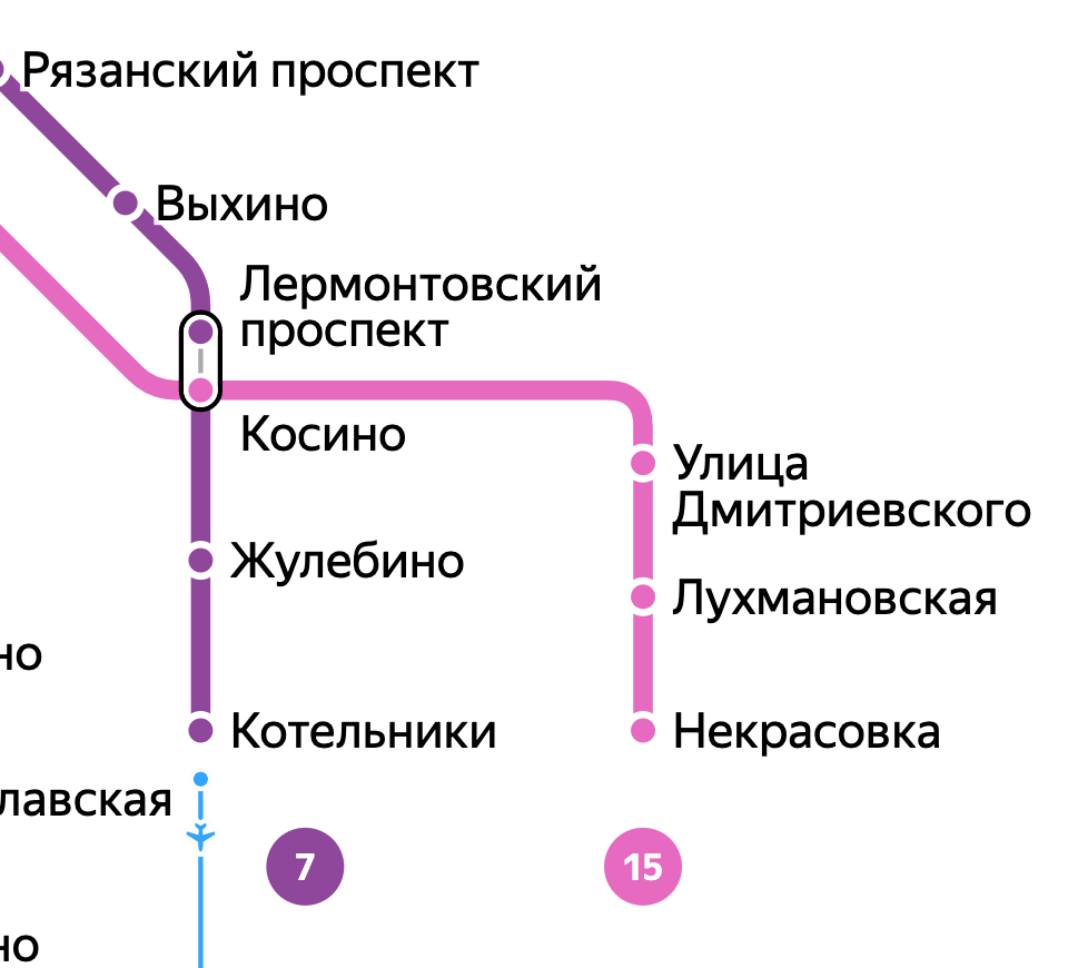 Лухмановская метро схема