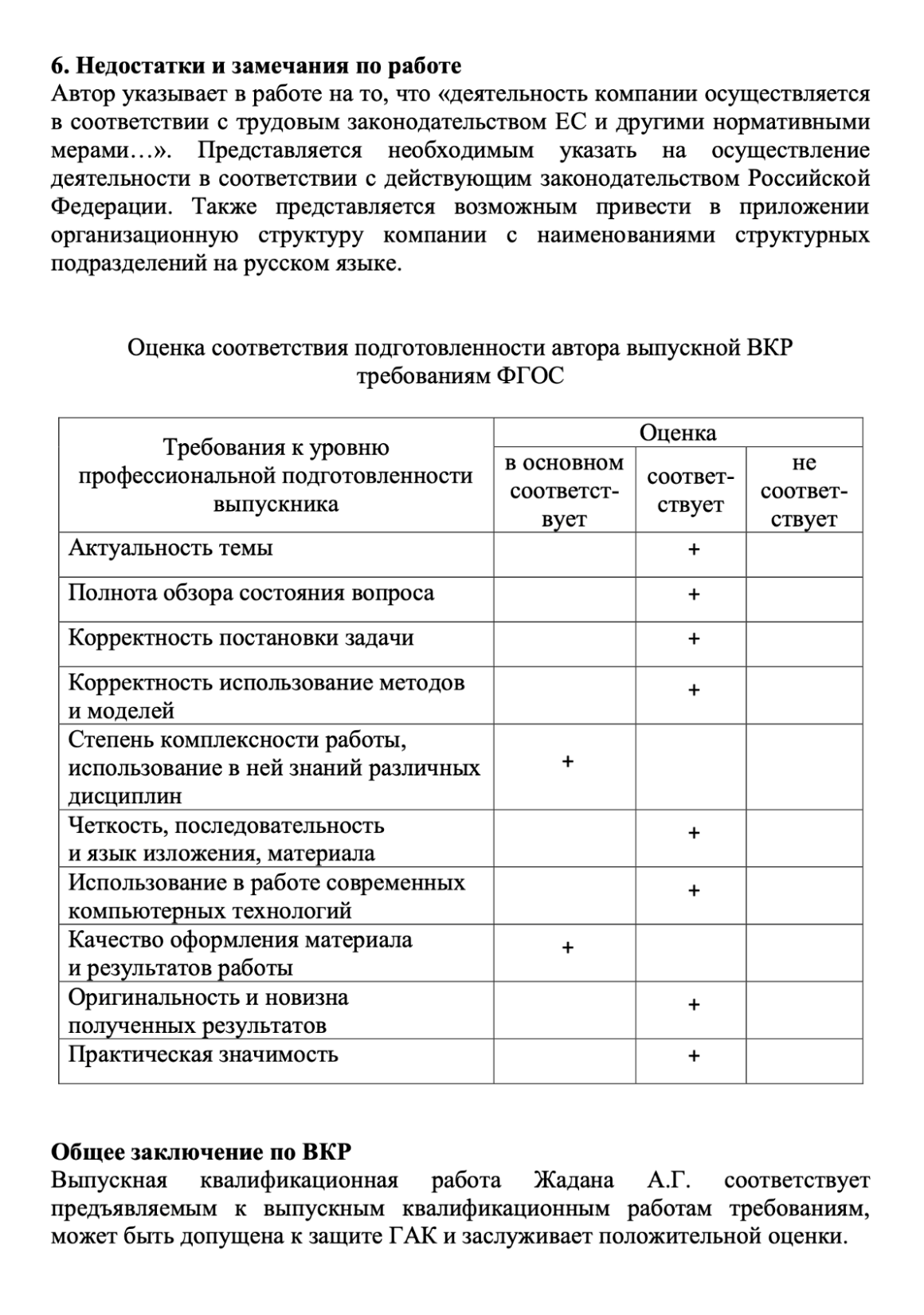 Отзыв рецензента