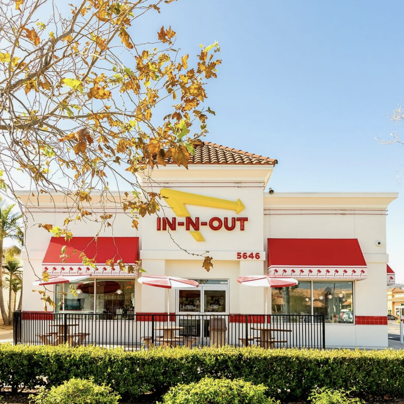 Рестораны In-N-Out оформлены в стиле ретро