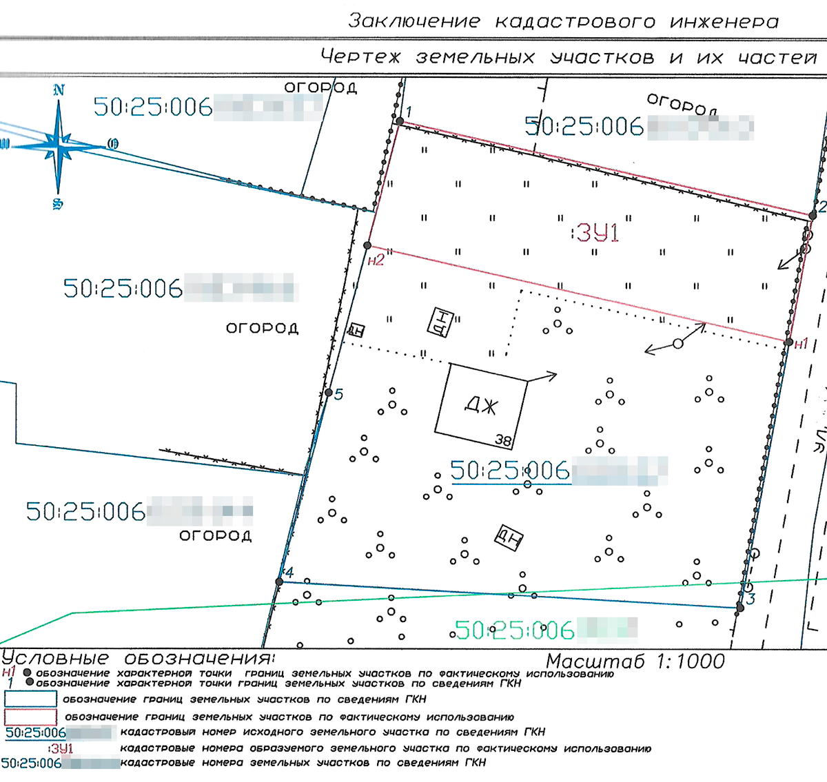 Выделение доли участка в натуре