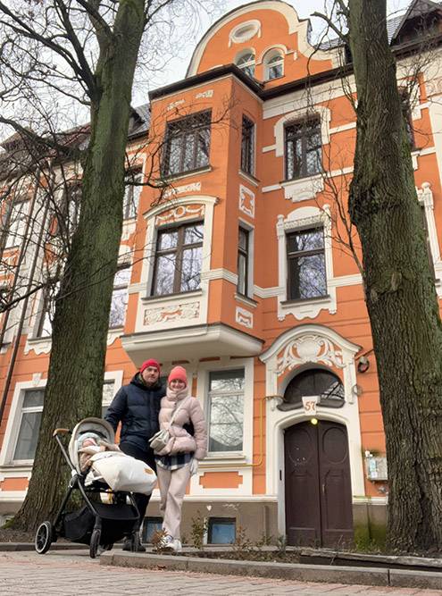 Первое семейное фото в Калининграде