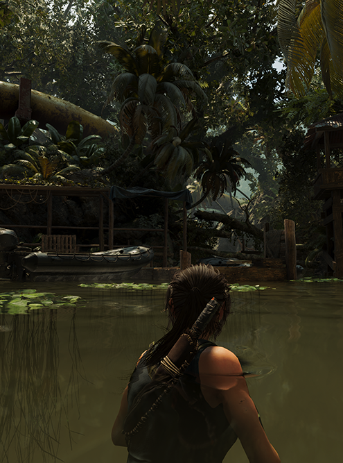 Объемное освещение отключено. Игра — Rise of the&nbsp;Tomb Raider. Источник: nvidia.com