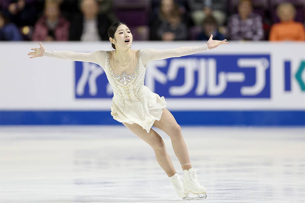 Чемпионка Хэ Ин Ли. Фото: Matthew Stockman / International Skating Union / Getty Images