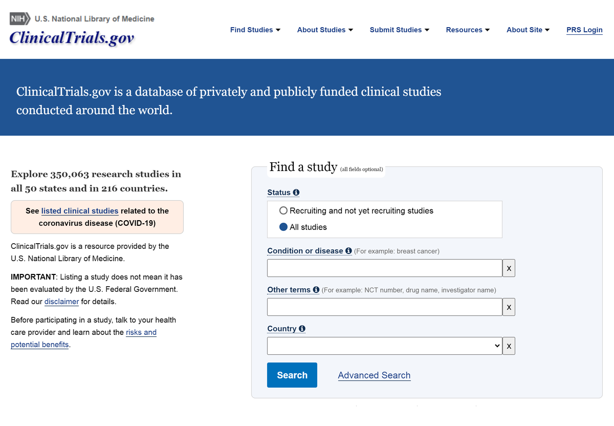 Основная сложность для&nbsp;пациента — найти на&nbsp;ClinicalTrials.gov не&nbsp;только подходящие ему активные исследования, но&nbsp;и &nbsp;клиники, в&nbsp;которых они проводятся: на&nbsp;сайте все медучреждения представлены как почтовые индексы