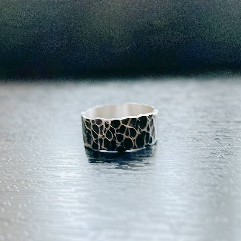 Вот такое серебряное кольцо я сама сделала на мастер-классе