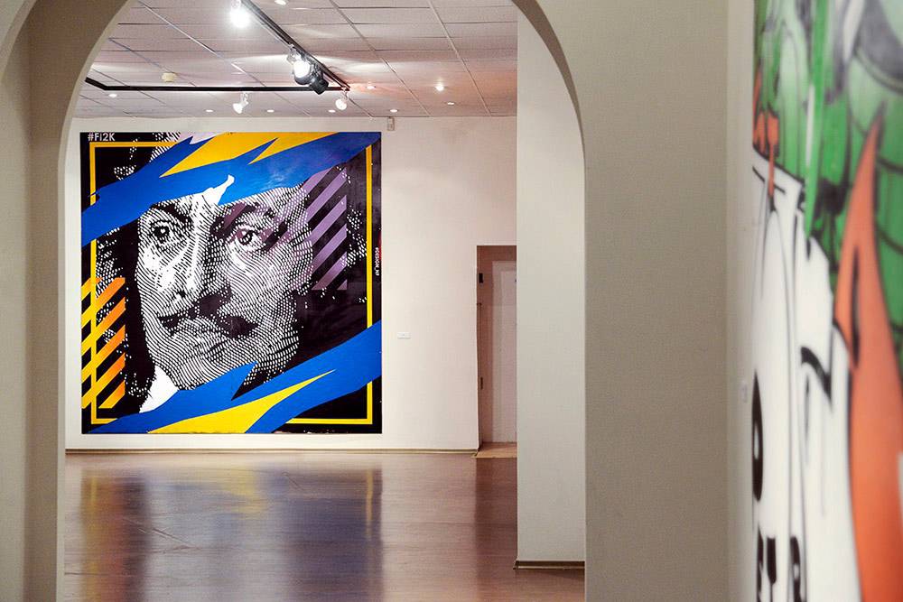 Готовая картина в Центре современного искусства им. Сергея Курёхина в Санкт-Петербурге