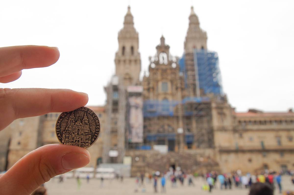 Кафедральный собор Святого Иакова печатают и на монетах