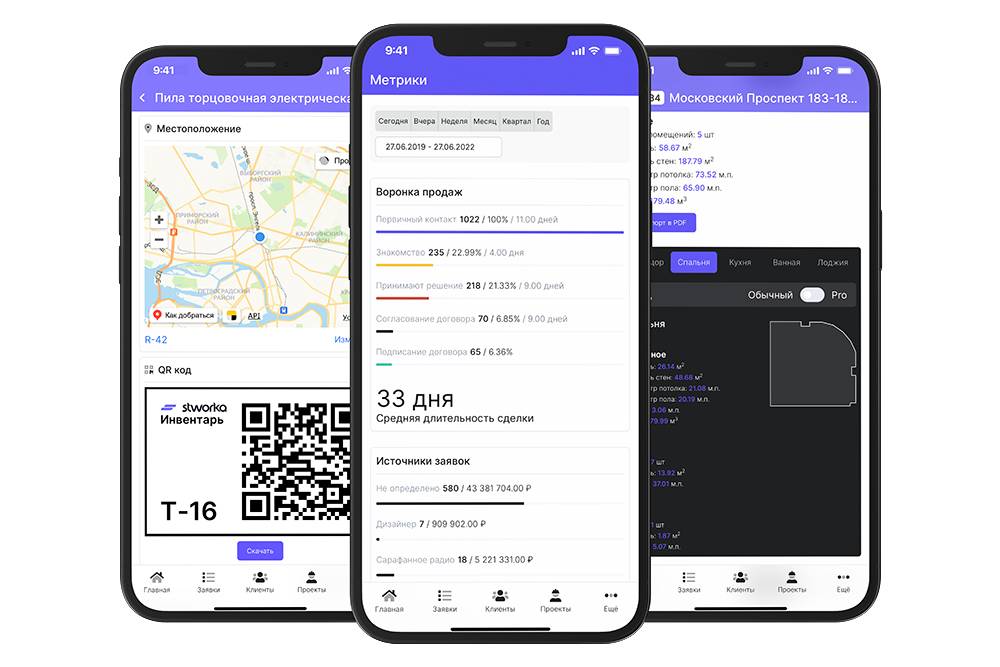 Метрику и различные показатели мы также смотрим на нашей платформе