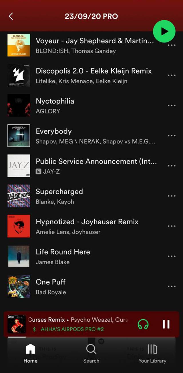 Этот плейлист в Spotify доступен в России только пользователям с зарубежными аккаунтами