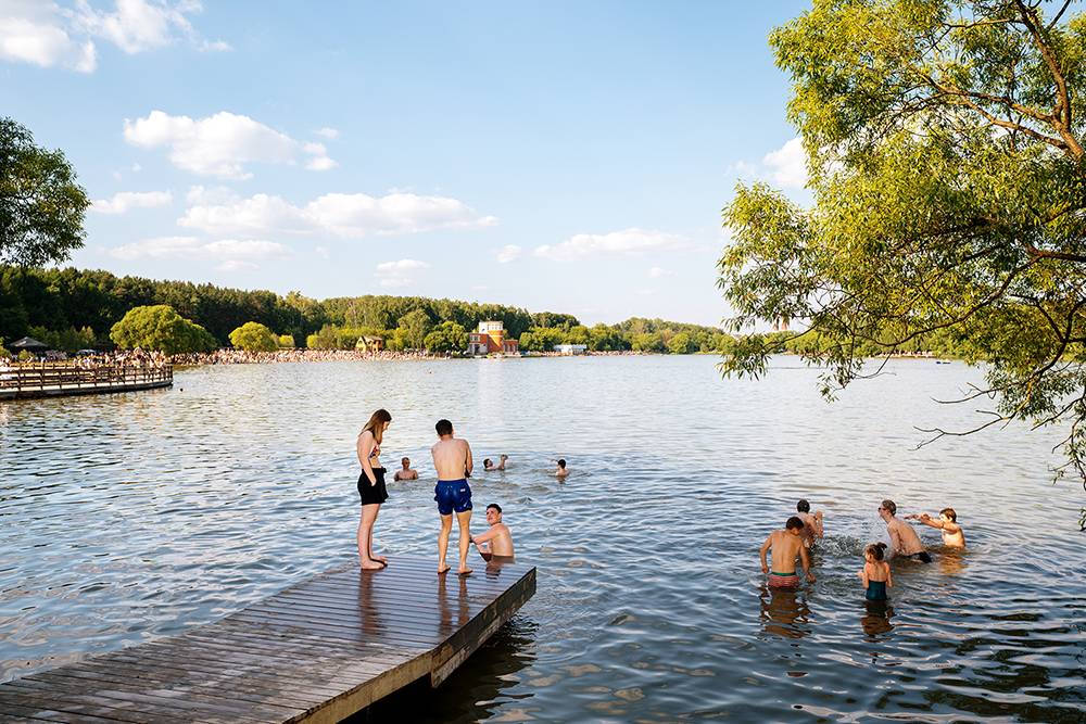 Мещерский парк пляж фото