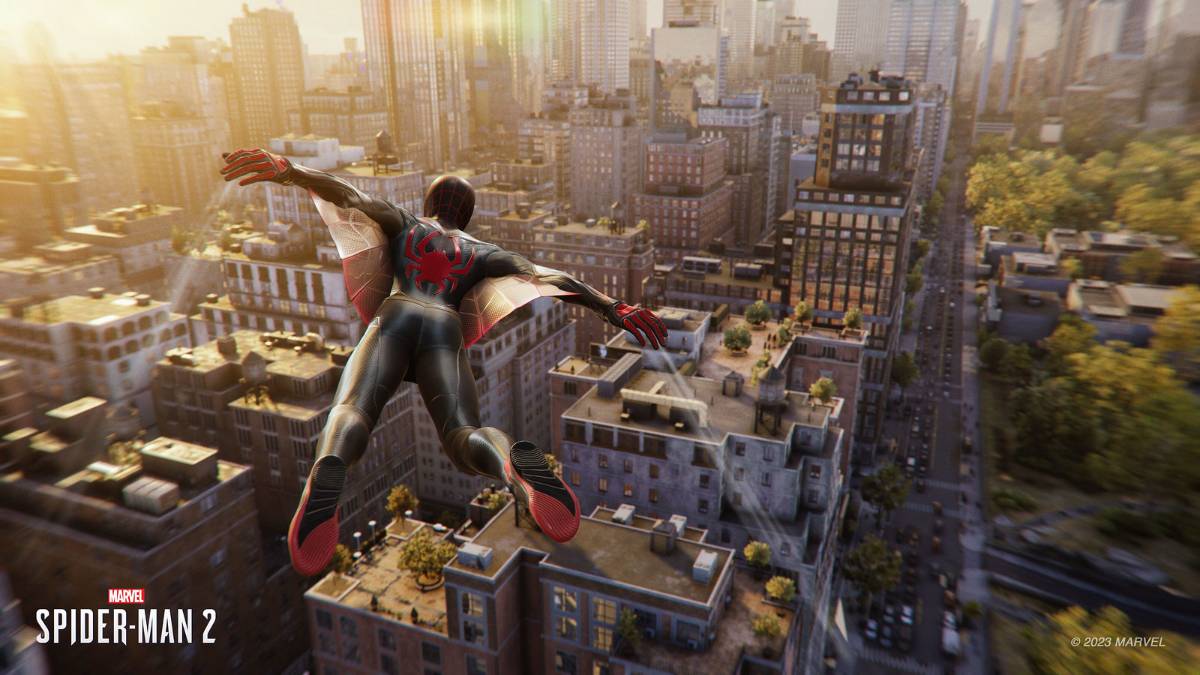 Авторы заявили, что полеты на паутине в Spider-Man 2 удивят всех поклонников первой игры и спин-оффа о Майлзе Моралесе. Источник: PlayStation Studios