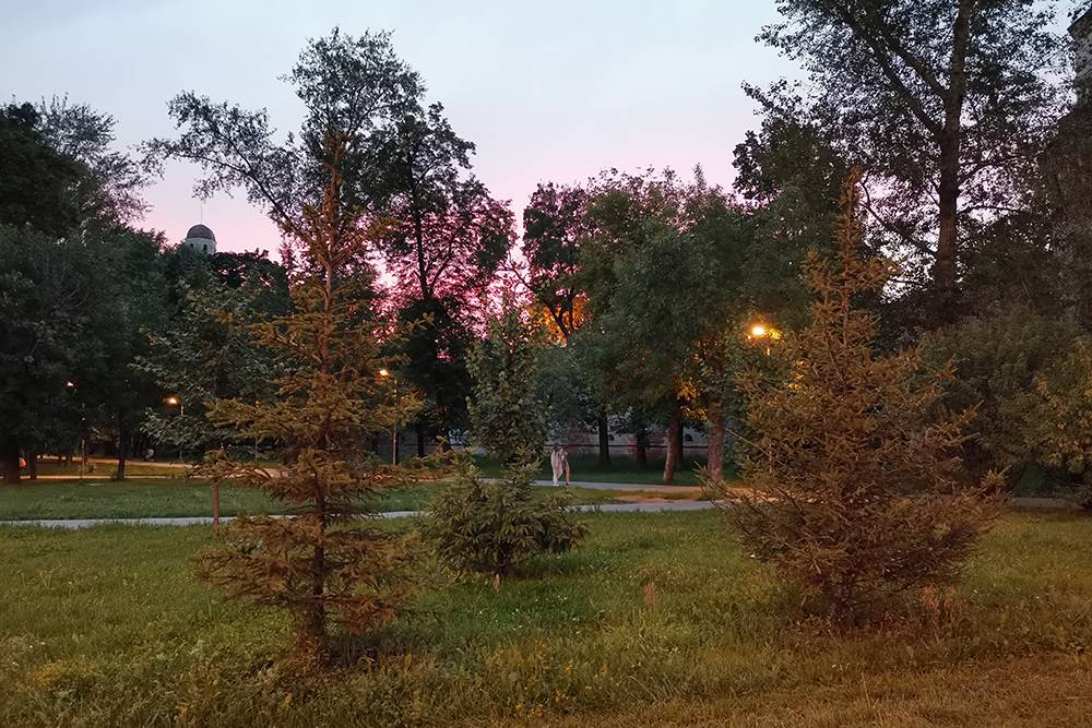 На самом деле закат был гораздо красивее